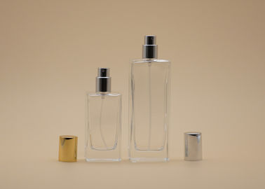 30ml 50mlClear Kosmetik Botol Semprot Warna Customizd Dengan FEA15 Crimp Sprayer