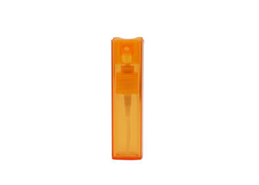 Botol Parfum Kaca Isi Ulang Warna Oranye 10ml Penyemprot Bentuk Persegi