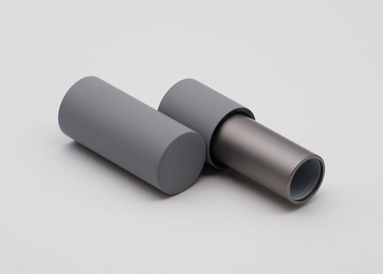 Grey Aluminium Magnet Cosmetic 3.5g Lipstick Container
