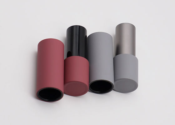 Color Spraying Cosmetic SGS Aluminium Lip Balm Tubes