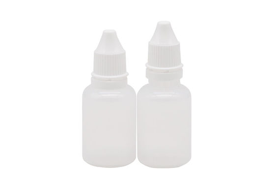 Transparan PE 15ml Plastik Isi Ulang Eye Drop Botol Kosong