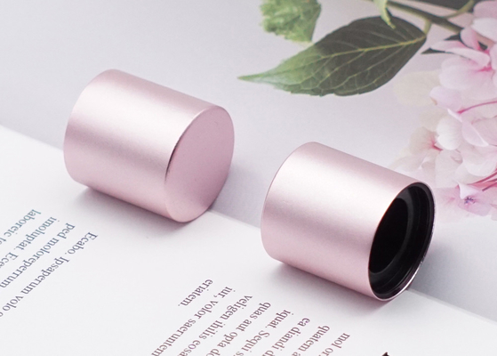 Tutup Botol Parfum Aluminium Pink Untuk Tutup Silinder Pompa Semprot Fea15