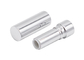 Snap Gloss Lipstik Tube Aluminium Kosong Mengkilap Perak 3.5g