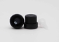 Plastik Black Tamper Evident Cap Dengan Clear Insert 18mm Screw Untuk Botol Kaca