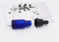 Botol Minyak Esensial Penetes Kaca Kosmetik Frosted Blue 100ml Dengan Penetes Plastik