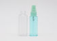 20ml Transparan Botol Semprot Plastik Isi Ulang Botol Semprot PET Bahu Datar