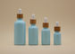 Color Coating Sky Blue 15ml 30ml Botol Minyak Esensial Dengan Penetes Bambu