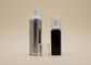 Metallic Perak ABS Pengap Botol Pompa Vakum Untuk Kemasan Krim Kosmetik