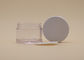 30ml Cylindric Round Opal Wadah Kosmetik Krim PETG Putih Bening Tubuh Dengan Tutup