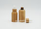 30ml Botol Kaca Minyak Atsiri Penetes Bambu Alami