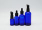 ISO9001 15ml Cobalt Blue Tincture Botol Penetes Kaca Dikupas