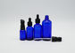 ISO9001 15ml Cobalt Blue Tincture Botol Penetes Kaca Dikupas