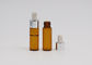 2ml Mini Amber Glass Tincture Botol Penetes Minyak Esensial