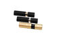 SGS Black Gold Cylinder Lipstick Containers Massal Untuk Kosmetik