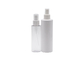 50ml Botol Semprot Plastik Transparan Kosmetik Botol Semprot Kabut Halus Kosong Putih