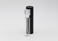 Twist Refillable 10ml Kosmetik Parfum Tester Botol Silinder Aluminium Hitam