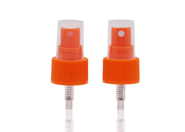 Warna oranye Halus Mist Sprayer Pump, 20mm 0,2ml Dosis Pompa Semprot Kosmetik