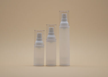Botol Kosmetik Pengap Frosted Slim Putih Pompa Semprot Mudah Isi Ulang Kinerja Stabil