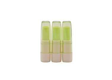 4ml Kapasitas ABS Green ECO Tube Lip Balm Kemasan Untuk Paket Kecantikan