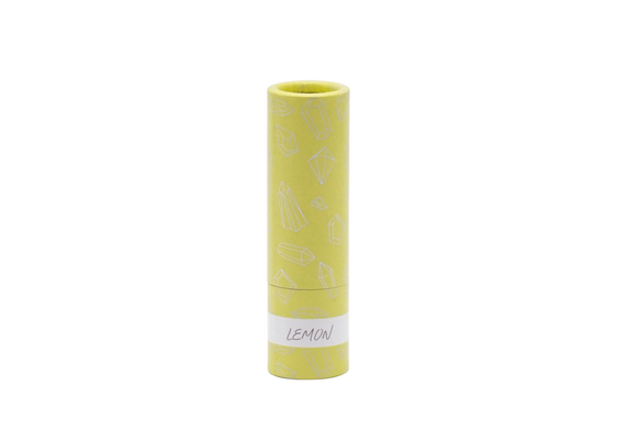Tabung Lipstik Kertas Dengan Bagian Dalam Plastik Terima Warna Kustom 3.5g paket comtianer lipstik kosong