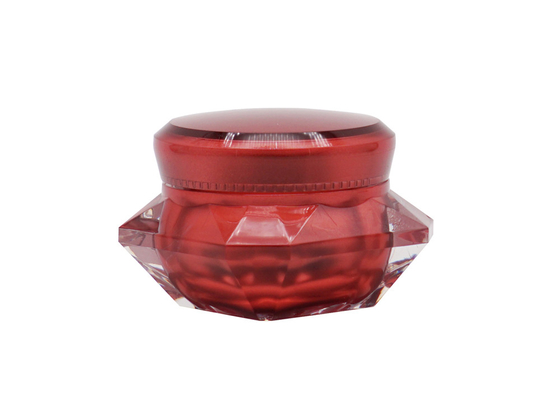 Red Cosmetics Cream Empty Jar 50g Toples Krim Make Up Shin Care