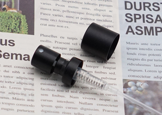 Pompa Semprot Parfum Aluminium Crimp Dengan Collar Fea15 Mist Sprayer Black