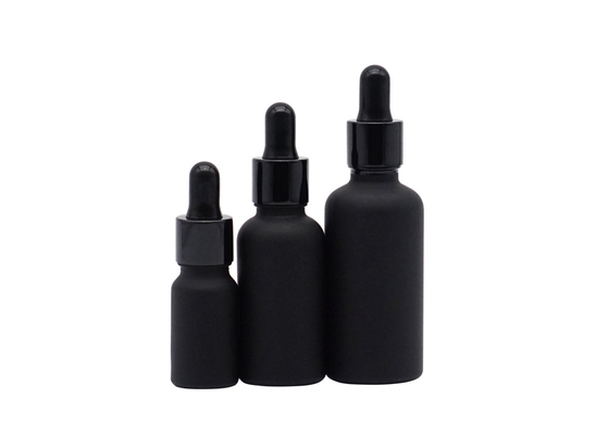 Matte Empty 30ml 100ml Botol Minyak Esensial Penetes Kosmetik Warna Gelap