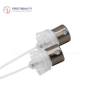 Low Profile Grey Parfum Spray Pump Crimpless Sprayer FEA15