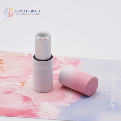 Disesuaikan kosong Plastik bulat tabung lipstik 3.8g
