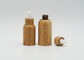 30ml Botol Penetes Bambu Silinder untuk Perawatan Pribadi