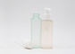 100ml Botol Pompa Kosmetik Kaca Bahu Datar Warna Hijau Bening