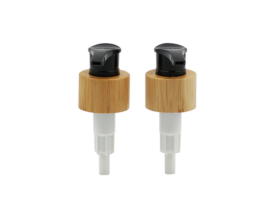 24/410 Bambu Tertutup Lotion Pump Dispenser Dosis 2cc
