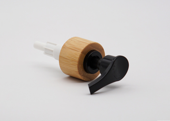 24/410 Bambu Tertutup Lotion Pump Dispenser Dosis 2cc