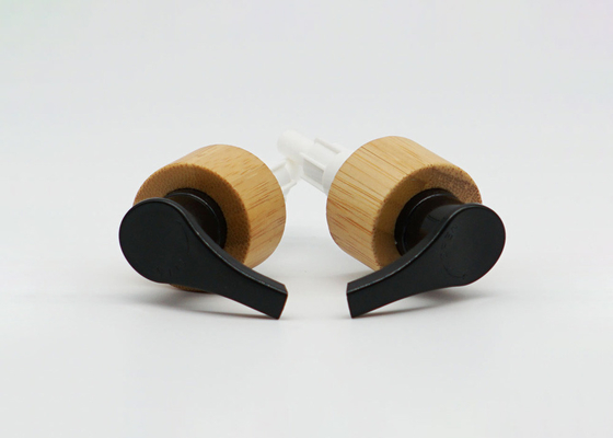 24/410 Bambu Tertutup Lotion Pump Dispenser Dosis 2cc