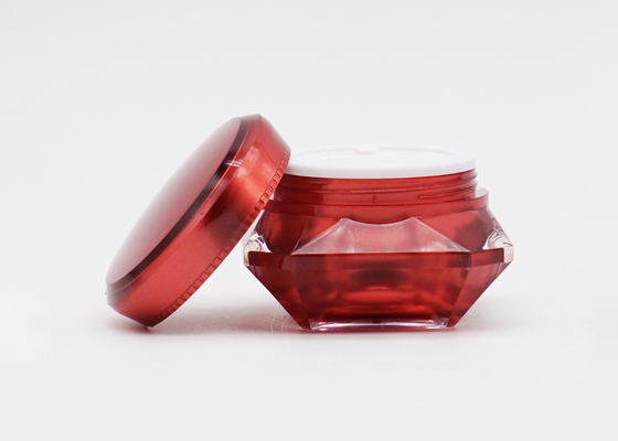 Red Cosmetics Cream Empty Jar 50g Toples Krim Make Up Shin Care