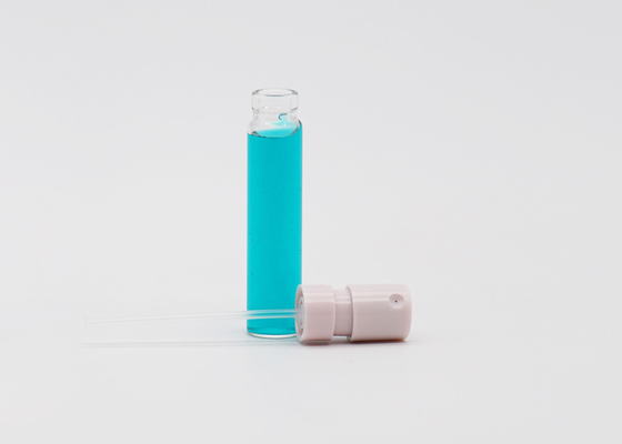 Mini Penguji Parfum Isi Ulang Botol Penyemprot Botol Kaca 3ml Dengan Snap Sprayer Plastik