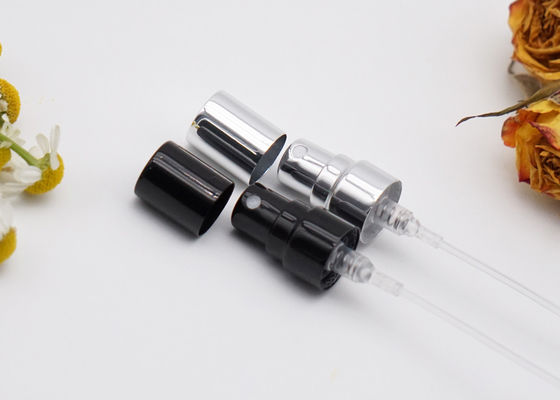 Screw Aluminium Parfum Atomizer FEA13 Silver Crimp Spray Pump Warna Kustom