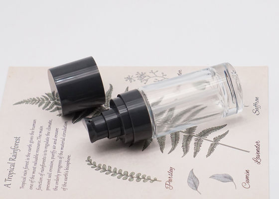 Pompa Lotion Botol Kaca Bulat Krim Bulat 30ml Kosmetik Kosong