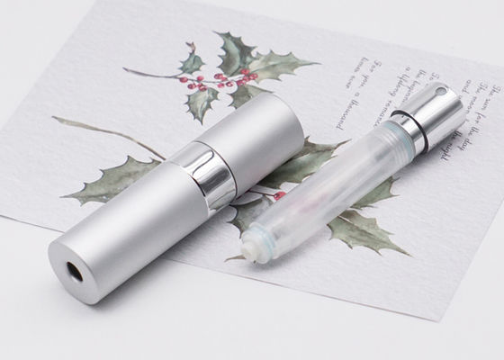 Botol Penguji Parfum Twist Up Kosong 8ml 10ml Kaca Aluminium Bulat Semprotan Kabut Isi Ulang