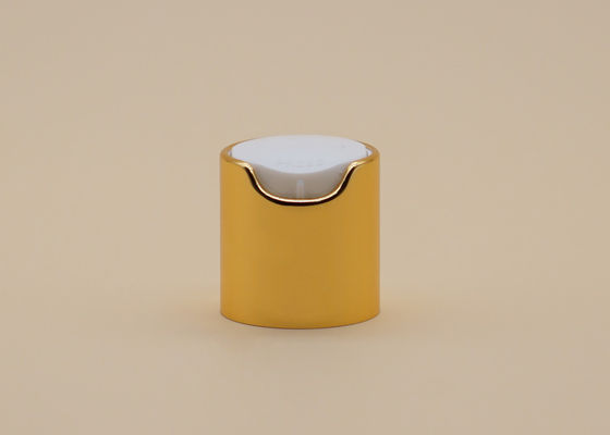 24/410 Aluminium Disc Top Cap Tekan Cap Putih Plastik Di Dalam Kunci Mudah Dan Terbuka