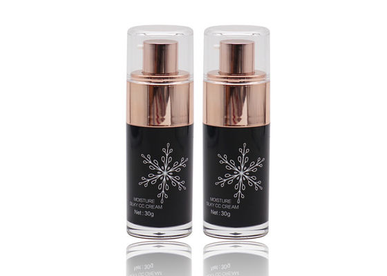30ml Lapisan Hitam Di Dalam Botol Semprot Tanpa Air Dengan Sablon Snowflake Putih
