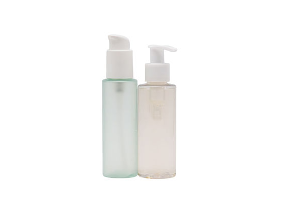 Light Pink 200ml Botol Lotion Plastik Kosmetik Dengan Pompa Lotion 18mm
